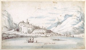 A Satalia-öböl (toll és tinta mosással papíron)