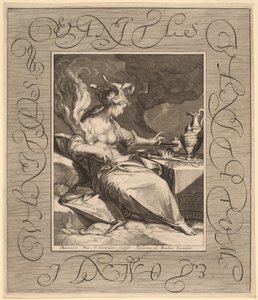 A hiúságok hiúsága, minden hiúság alkotó: Jan Pietersz Saenredam, after Abraham Bloemaert