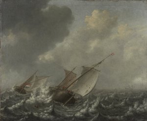 Hajók a hullámzó tengeren, 1620-as évek