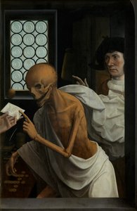 A Halál és a fösvény részlete, 1515-21 körül (olaj, panel)