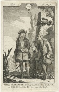 Ferdinand Kettler és Karel Alexander beszélgetése alkotó: Jan Ruyter