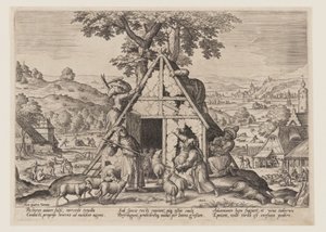 A hamis pásztor alkotó: Jan Sadeler I