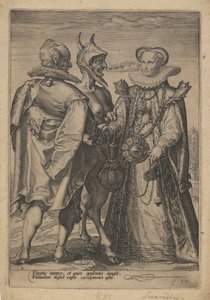 Házasság a gazdagságért Az ördög által hivatalosan, kb. 1600 alkotó: Jan Saenredam