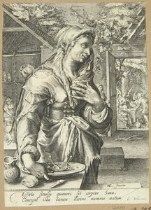 Sára alkotó: Jan Saenredam