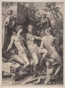 Sine Cerere és Baccho Friget Venus alkotó: Jan Saenredam