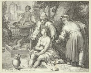 Susanna és a vének alkotó: Jan Saenredam