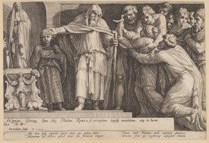 Niobe büntetése (5. tábla) alkotó: Jan Saenredam