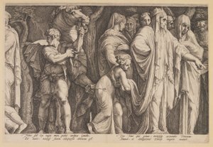 Niobe büntetése (6. tábla) alkotó: Jan Saenredam