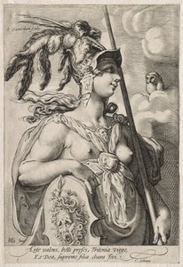 Három istennő, c. 1595. alkotó: Jan Saenredam