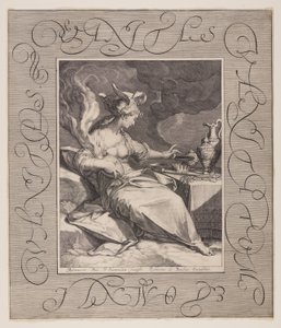 Vanitas Vanitatum et Omnia Vanitas alkotó: Jan Saenredam