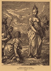 Demeter tisztelete (Ceres) (metszet) alkotó: Jan Saenredam