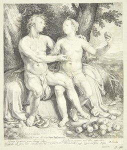 Vertumnus és Pomona alkotó: Jan Saenredam