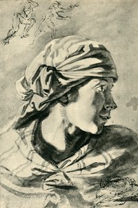 Egy fiatal nő feje, 17. század közepe-vége, 1943.