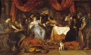 Antonius és Kleopátra alkotó: Jan Steen