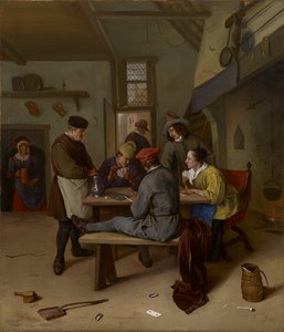 Kártyázók egy kocsmában alkotó: Jan Steen
