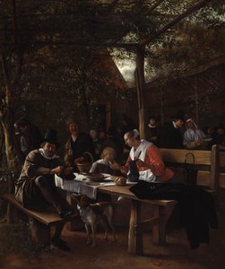 A fogadókert alkotó: Jan Steen