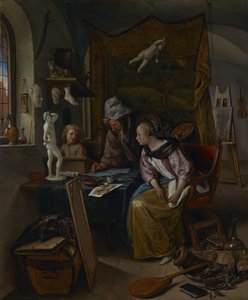 A rajzlecke alkotó: Jan Steen