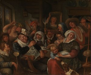 Vízkereszt alkotó: Jan Steen