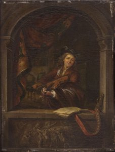 Hegedűs alkotó: Jan Steen