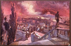 Incendie de Rome, Róma nagy tüze (képeslap)