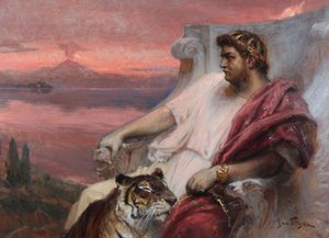 Nero Baiae-ban, szerző: Styka, jan