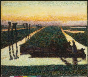 Pants In Waterland (olaj, vászon) alkotó: Jan Toorop