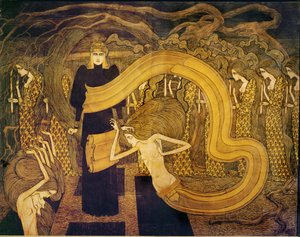 Fatalit. Akvarell alkotó: Jan Theodore Toorop