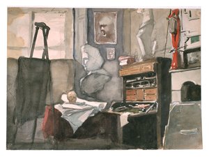 A szobám Delftben alkotó: Jan Toorop