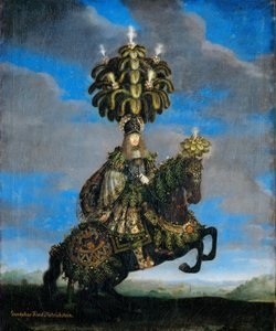 Gundakar, Dietrichstein herceg 1623-1690 lóbalett jelmezben, 1667