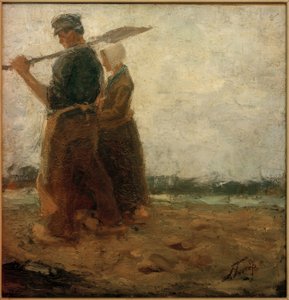 Úton hazafelé alkotó: Jan Toorop