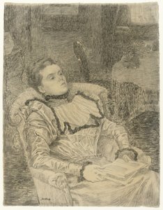 Annie Toorop portréja alkotó: Jan Toorop