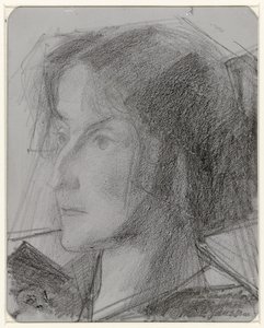 Miek Janssen portréja alkotó: Jan Toorop