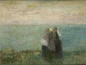 Nők a tenger mellett alkotó: Jan Toorop