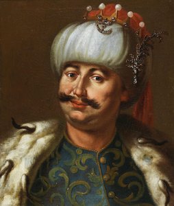 III. Sobieski János lengyel király oszmán szultánnak öltözött.