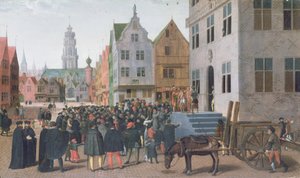 Ecce Homo (Krisztus megmutatta az embereknek) c.1565 (olaj, vászon) alkotó: Jan Van Wechelen