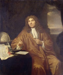 Anthonie van Leeuwenhoek, delfti természetfilozófus és zoológus portréja
