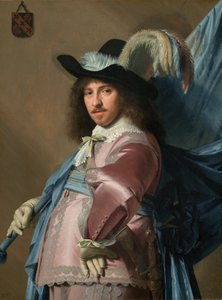 Andries Stilte mint zászlóvivő, 1640. alkotó: Jan Verspronck