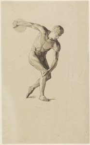 A Discusthrower gipsz modellje alkotó: Jan Veth