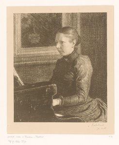 Agneta Matthes portréja alkotó: Jan Veth