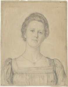 Emilie van Kerckhoff portréja alkotó: Jan Veth