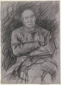 Frederik W. van Eeden portréja alkotó: Jan Veth
