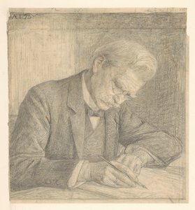 J. van der Vegt portréja, írás alkotó: Jan Veth
