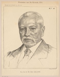Theodorus Hendrik Mac Gillavry portréja 62 éves korában alkotó: Jan Veth