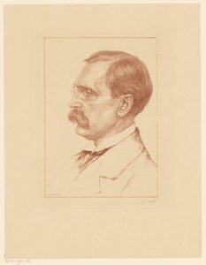 Wilhelm von Bode portréja De Kroniek portréi (sorozat címe) alkotó: Jan Veth