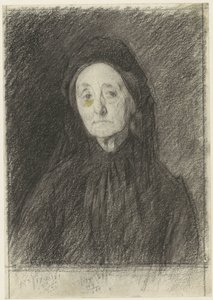 J. H. asszony portréja Giltay-Moll alkotó: Jan Veth