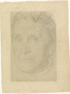 M.J. van Rennès-de Jongh asszony portréja alkotó: Jan Veth