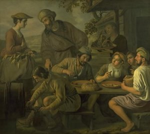 Boáz és Ruth alkotó: Jan Victors