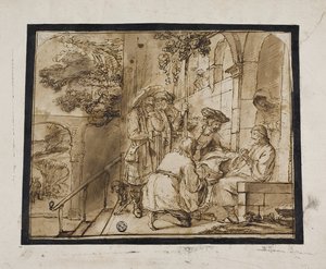 József testvérei megmutatják a kabátját Jákobnak, 1640-es évek alkotó: Jan Victors