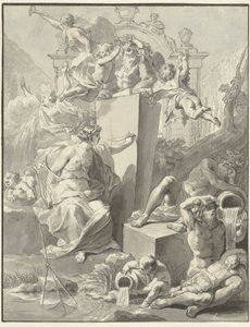A címlap terve: W. van der Hoeven, Westermeer, 1721 alkotó: Jan Wandelaar