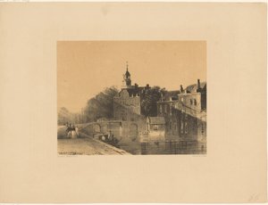 Városkép csatornával alkotó: Jan Weissenbruch